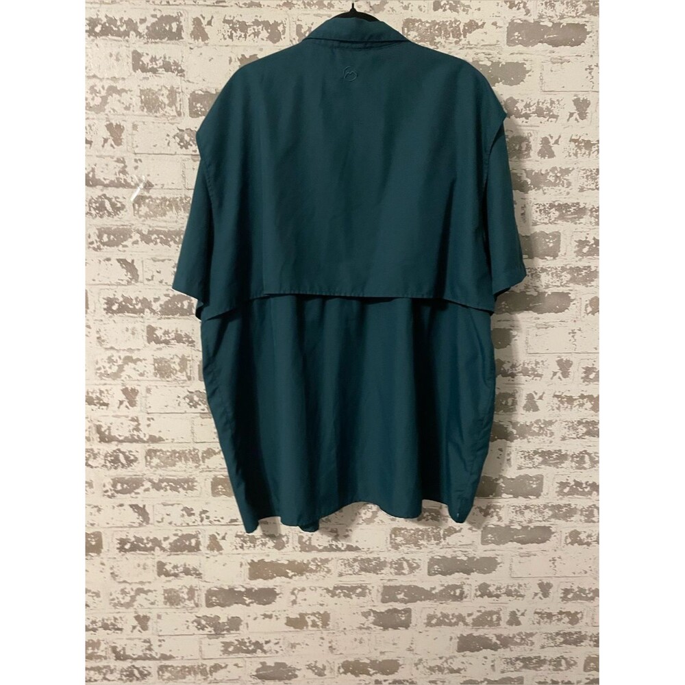 Magellan Outdoors Fish Gear Relaxed Fit Fishing Shirt Men’s 2XL Teal vented - Picture 4 of 7